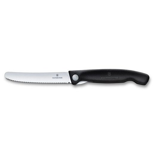 PIKNIKOVÝ NŮŽ VICTORINOX SWISS CLASSIC WAVY 11CM ČERNÝ 6.7833.F - KAPESNÍ NOŽE - OSTATNÍ