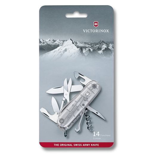 NŮŽ VICTORINOX CLIMBER SILVERTECH 1.3703.T7B1 - POCKET KNIVES - ACCESSORIES