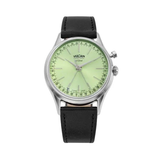 VULCAIN CRICKET PRESIDENT 36 MM - PISTACHIO GREEN - CRICKET PRESIDENT - ZNAČKY