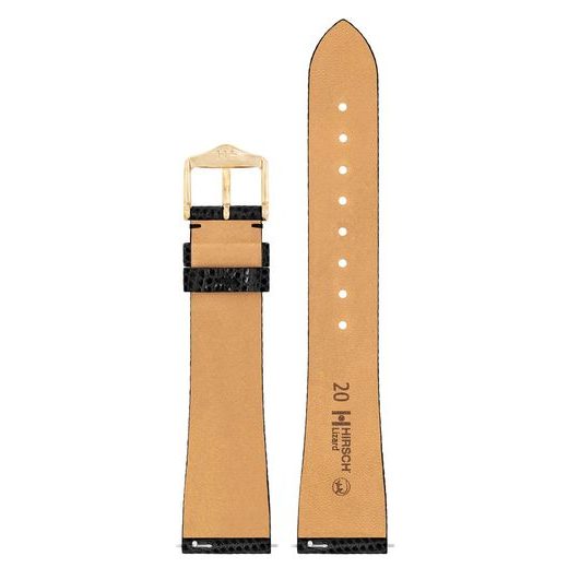 ŘEMÍNEK HIRSCH LIZARD - ČERNÝ, LESKLÝ - ŘEMÍNKY - OSTATNÍ