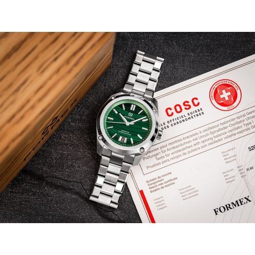 FORMEX ESSENCE THIRTYNINE AUTOMATIC CHRONOMETER MALACHITE - ESSENCE - ZNAČKY