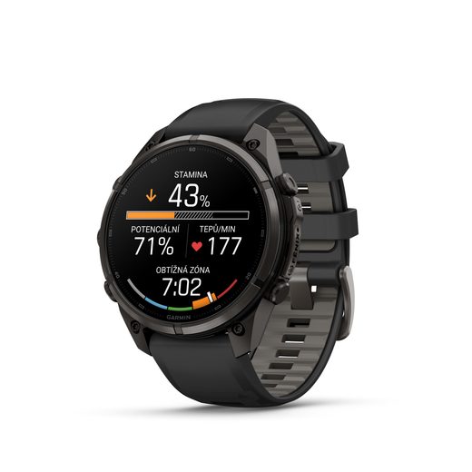 GARMIN FENIX® 9 PRO INREACH - 47 MM, CARBON GRAY DLC BLACK/PEBBLE 010-04336-11 - FENIX 9 PRO INREACH - ZNAČKY
