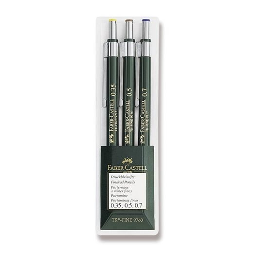 SADA MECHANICKÁ TUŽKA FABER-CASTELL TK FINE 3KS 0041/1360300 - SADY PER - OSTATNÍ