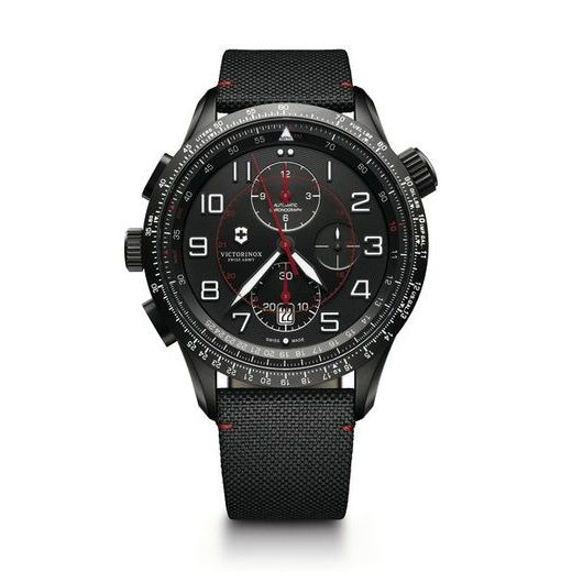 VICTORINOX AIRBOSS MECHANICAL CHRONOGRAPH MACH 9 BLACK EDITION 241716 - VICTORINOX - ZNAČKY