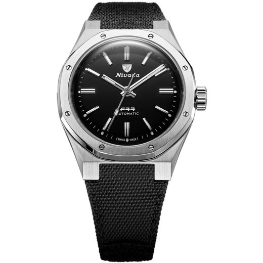 NIVADA GRENCHEN F77 SST ONYX DIAL BATON HANDS MK2 - 38MM - F77 - BRANDS