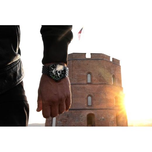 VOSTOK EUROPE GELEŽINIS VILKAS IRON WOLF LIMITOVANÁ EDICE NH72-326D777 - LIMITOVANÉ EDICE - ZNAČKY