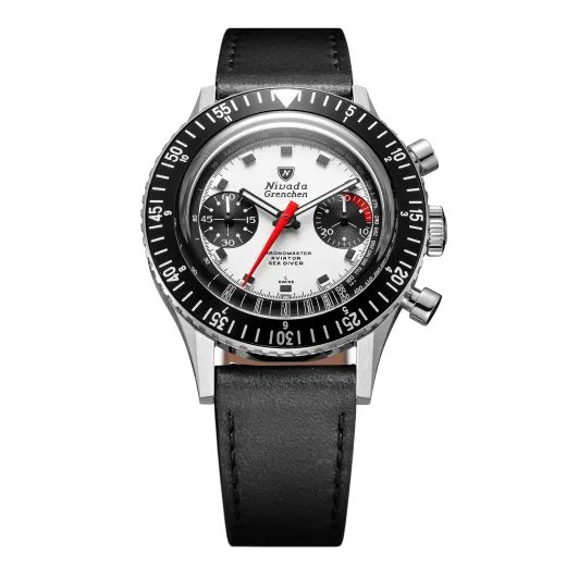 NIVADA GRENCHEN CHRONOMASTER WHITE PANDA 41MM - CHRONOMASTER - ZNAČKY