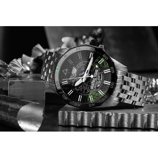 VOSTOK EUROPE GELEŽINIS VILKAS-IRON WOLF LIMITOVANÁ EDICE NH72-225E764 - LIMITOVANÉ EDICE - ZNAČKY