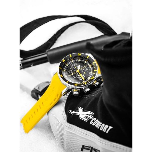VOSTOK EUROPE LUNOCHOD-2 MULTIFUNCIONAL LINE YM86-620A505 – CUREA DIN CAUCIUC GALBENĂ - LUNOCHOD-2 - MĂRCI
