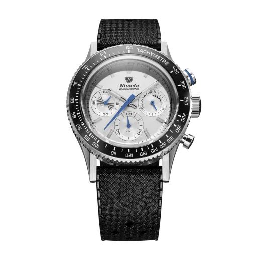 NIVADA GRENCHEN CHRONOKING MECAQUARTZ RACING GREY - INTER. BEZEL - CHRONOMASTER - ZNAČKY