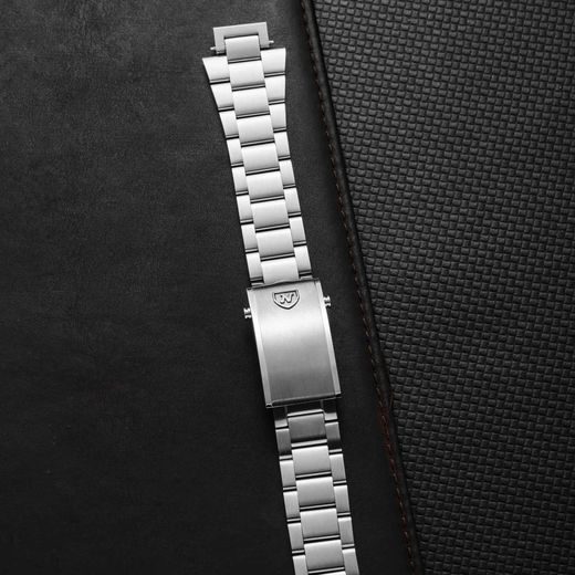 OCELOVÝ NÁRAMEK F77-MK2 (ONYX DIAL) NIVADA GRENCHEN - ŘEMÍNKY - OSTATNÍ