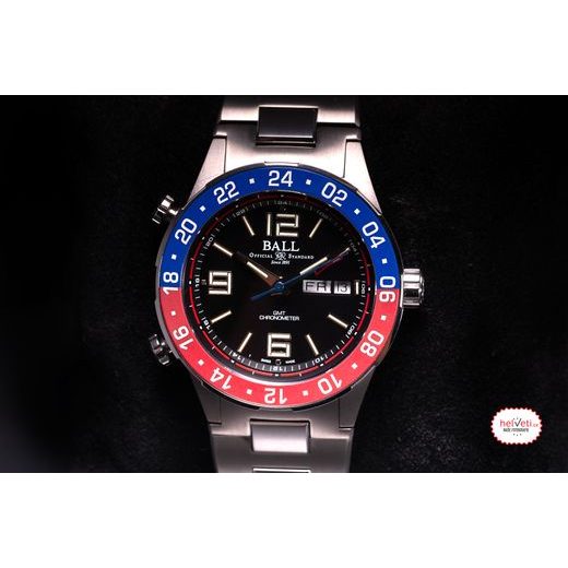 BALL ROADMASTER MARINE GMT COSC LIMITED EDITION DG3030B-S4C-BK - ROADMASTER - BRANDS