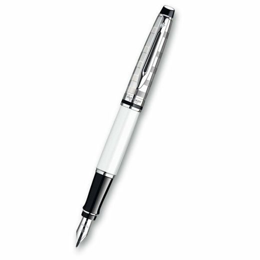 PLNICÍ PERO WATERMAN EXPERT DELUXE WHITE CT 1507/1952 - FOUNTAIN PENS - ACCESSORIES