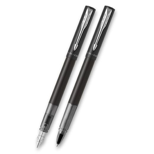 DÁRKOVÁ SADA PLNICÍ PERO A ROLLER PARKER VECTOR XL BLACK 1502/2500749 - PENS SETS - ACCESSORIES