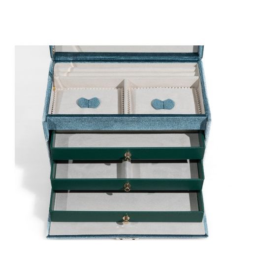JEWELLERY BOX FRIEDRICH LEDERWAREN CHENILLE 23343-5 - JEWELLERY BOXES - ACCESSORIES