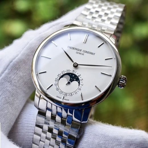 FREDERIQUE CONSTANT MANUFACTURE SLIMLINE MOONPHASE AUTOMATIC FC-705S4S6B - MANUFACTURE - ZNAČKY