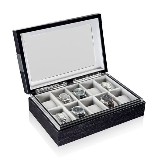 WATCH BOX HEISSE & SÖHNE EXECUTIVE 10 QUERCUS 70019-03 - WATCH BOXES - ACCESSORIES