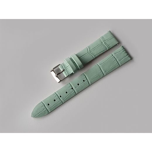 MINT GREEN AVIATOR LEATHER STRAP FOR DOUGLAS MOONFLIGHT V.1.33.0.261.4 - SHINY BUCKLE - STRAPS - ACCESSORIES