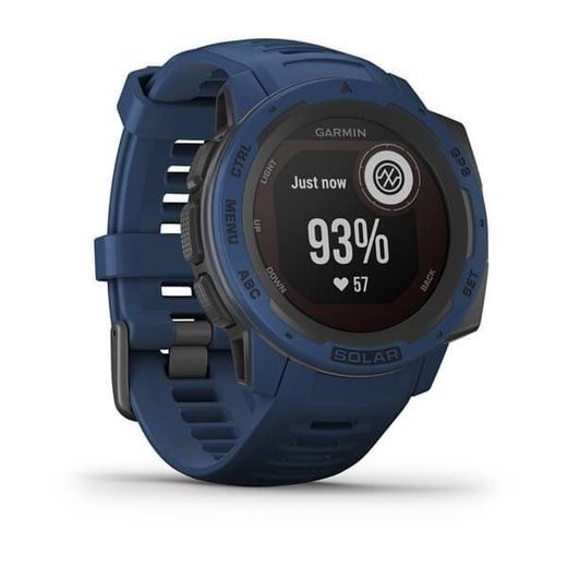 GARMIN INSTINCT SOLAR BLUE OPTIC 010-02293-01 - GARMIN - BRANDS