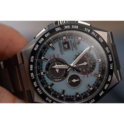 CITIZEN WORLDTIME RADIO CONTROLLED SUPER TITANIUM AT8238-84M - SUPER TITANIUM - MĂRCI