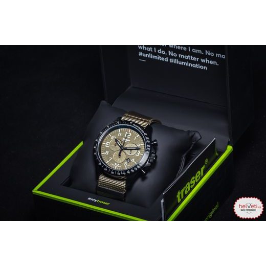 TRASER P67 OFFICER PRO CHRONOGRAPH KHAKI NATO - HERITAGE - ZNAČKY