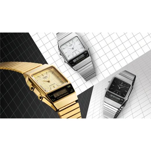 CASIO COLLECTION VINTAGE AQ-800EG-9AEF - CLASSIC COLLECTION - BRANDS