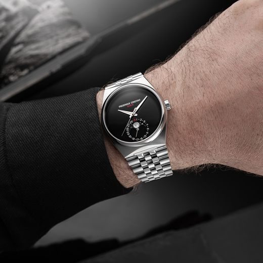 FREDERIQUE CONSTANT HIGHLIFE GENTS MOONPHASE MANUFACTURE AUTOMATIC X TIME+TIDE LIMITED EDITION ONYX MOON FC-716ONB3NH6B - HIGHLIFE GENTS - BRANDS