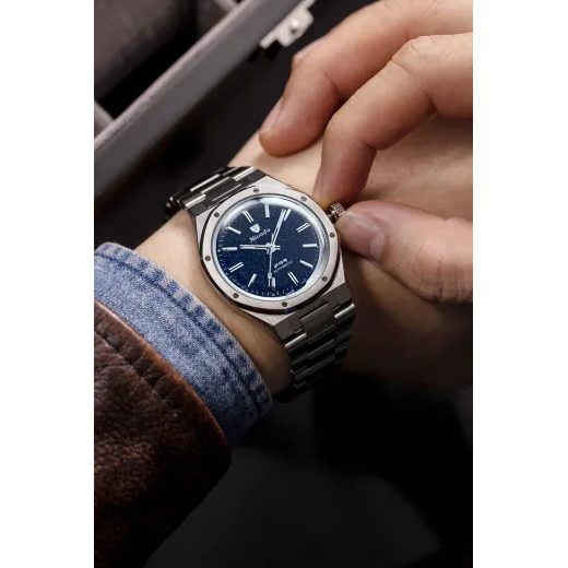 NIVADA GRENCHEN F77 TITANIUM DARK BLUE AVENTURINE - F77 - BRANDS