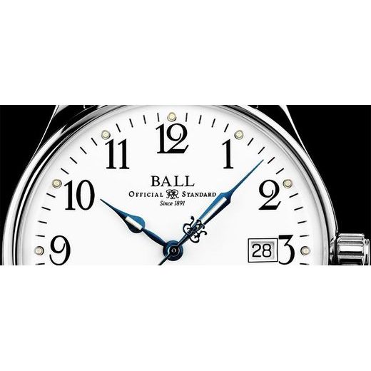 BALL TRAINMASTER STANDARD TIME 135 ANNIVERSARY LIMITED EDITION NM3288D-SJ-WH - BALL - BRANDS