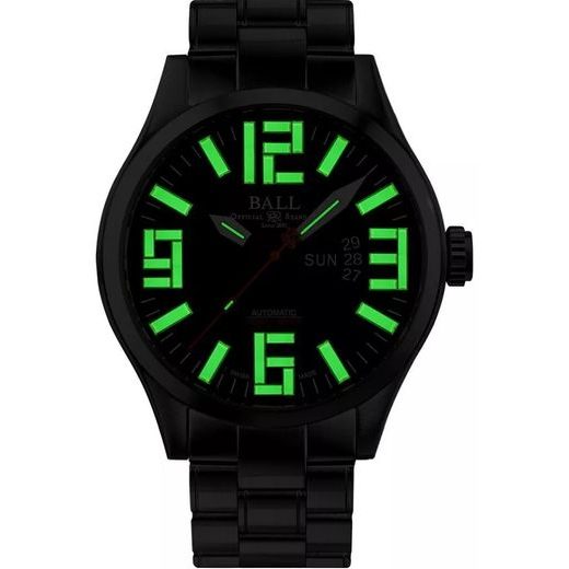 BALL ENGINEER MASTER II AVIATOR OVERSIZE LIMITED EDITION NM2050C-S1A-BK - ENGINEER MASTER II - ZNAČKY