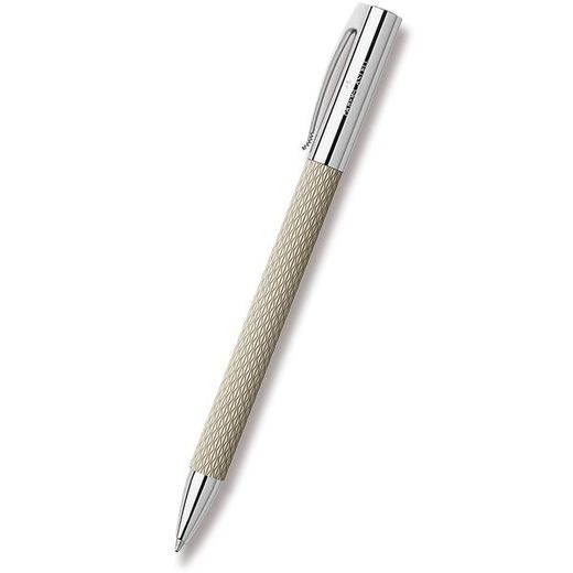 KULIČKOVÉ PERO FABER-CASTELL AMBITION OPART WHITE SAND 0012/1496160 - KULIČKOVÁ PERA - OSTATNÍ