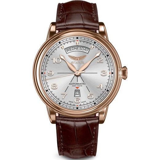 AVIATOR DOUGLAS DAY-DATE 45 AUTOMATIC V.3.44.2.400.4 - DOUGLAS DAY-DATE - BRANDS