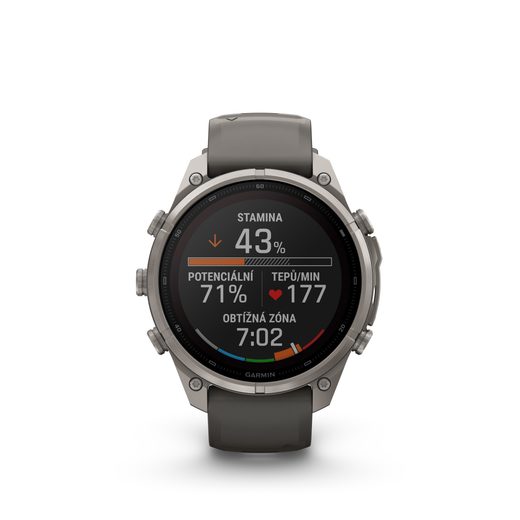 GARMIN FENIX® 9 PRO SOLAR INREACH - 47 MM, TITANIUM PEBBLE GRAY/SILVER GRAY 010-04338-01 - FENIX 9 PRO SOLAR INREACH - ZNAČKY