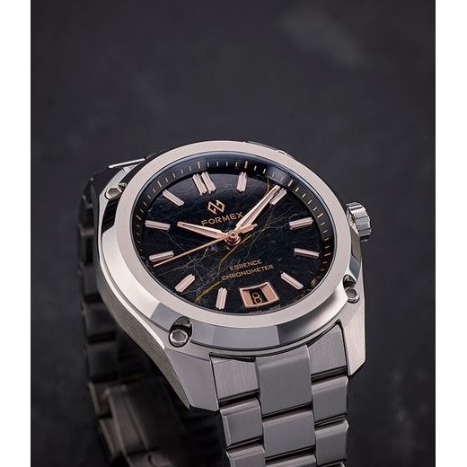 FORMEX ESSENCE THIRTYNINE AUTOMATIC CHRONOMETER EISENKIESEL STEEL BRACELET 0333.1.6625.100 - ESSENCE - ZNAČKY