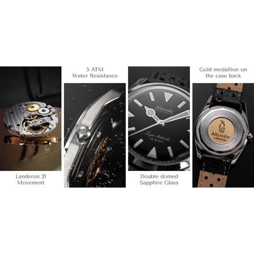 NIVADA GRENCHEN SUPER ANTARCTIC 35 MM - BLACK BEIGE LUMINOVA - ANTARCTIC - BRANDS