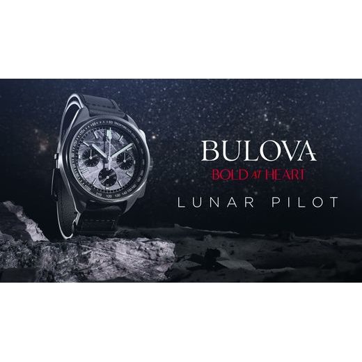 BULOVA LUNAR PILOT CHRONOGRAPH 96A312 METEORITE LIMITED EDITION - ARCHIVE SERIES - ZNAČKY