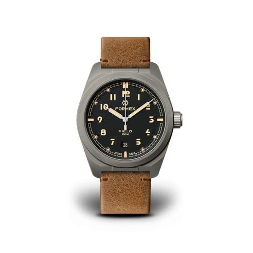 FORMEX FIELD AUTOMATIC CHARCOAL LEONE BOLGHERI LEATHER STRAP 0660.1.6523.723 - FIELD AUTOMATIC - ZNAČKY