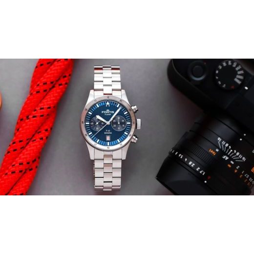 FORTIS FLIEGER F-43 BICOMPAX LIBERTY BLUE F4240012 - FLIEGER - BRANDS