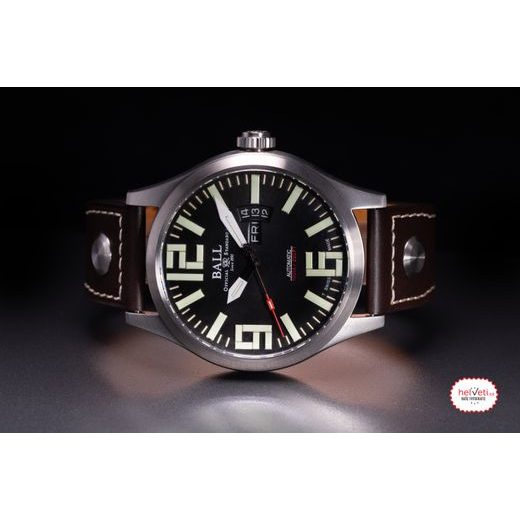 BALL ENGINEER MASTER II AVIATOR NM1080C-L14A-BK - ENGINEER MASTER II - ZNAČKY