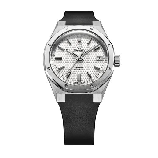 NIVADA GRENCHEN F77 SST WHITE MK2 DATE - 38 MM - F77 - ZNAČKY