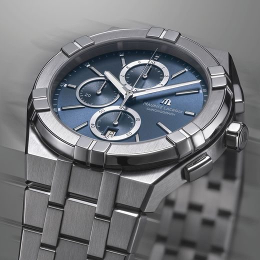 MAURICE LACROIX AIKON QUARTZ CHRONOGRAPH AI1118-SS002-430-1 - AIKON - BRANDS