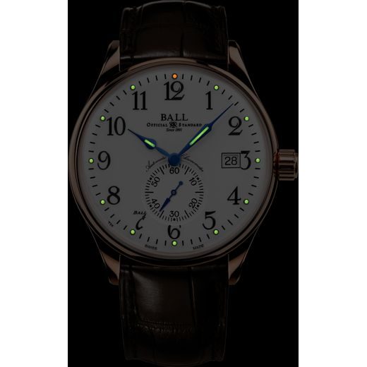 BALL TRAINMASTER STANDARD TIME COSC NM3888D-S1CJ-WH - BALL - ZNAČKY