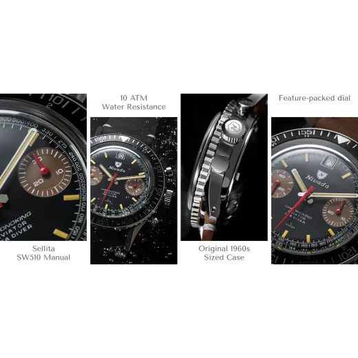 NIVADA GRENCHEN CHRONOKING MANUAL - CHRONOMASTER - BRANDS