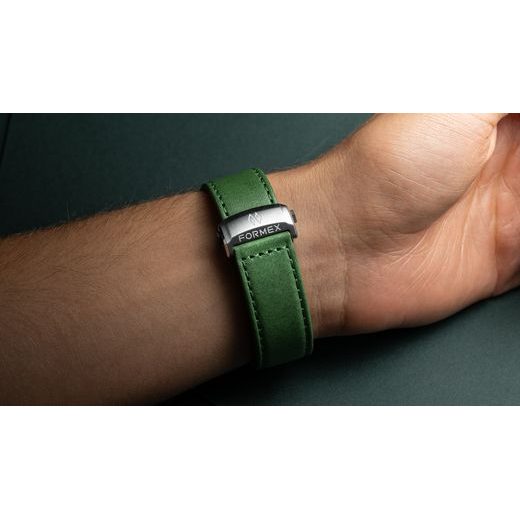 FORMEX ESSENCE FORTYONE AUTOMATIC CHRONOMETER MALACHITE STEEL BRACELET 0334.1.6690.100 - ESSENCE - ZNAČKY