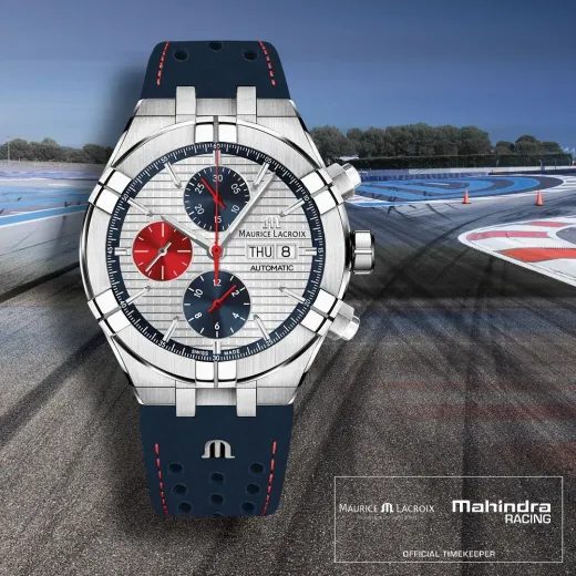 MAURICE LACROIX AIKON AUTOMATIC CHRONOGRAPH SPECIAL EDITION MAHINDRA RACING AI6038-SS001-133-4 - AIKON - BRANDS