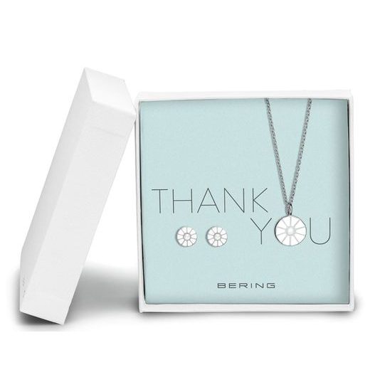 DÁRKOVÁ SADA NÁHRDELNÍK + NAUŠNICE BERING ARCTIC SYMPHONY 433-717-SILVER - NECKLACES - ACCESSORIES