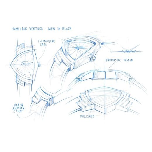 HAMILTON VENTURA QUARTZ H24411732 - VENTURA - ZNAČKY