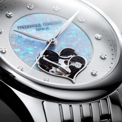 FREDERIQUE CONSTANT CLASSICS LADIES AUTOMATIC DOUBLE HEART BEAT FC-313OBD3B6B - CLASSICS LADIES - BRANDS
