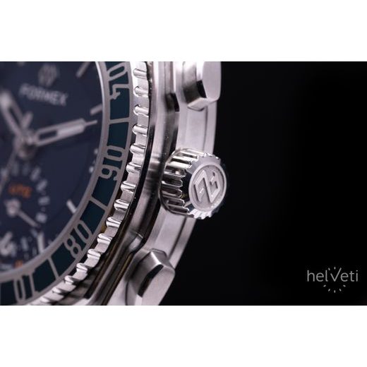 FORMEX STRATOS UTC AUTOMATIC 41MM BLUE STEEL BRACELET 1101.1.6431.111 - STRATOS - BRANDS