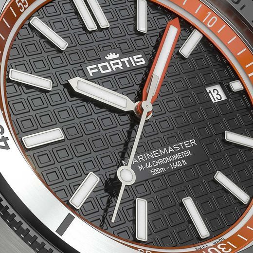 FORTIS MARINEMASTER M-44 AMBER ORANGE COSC F8120014 - MARINEMASTER - BRANDS